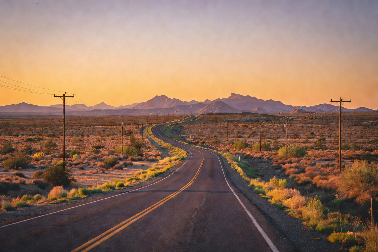 Desert late light